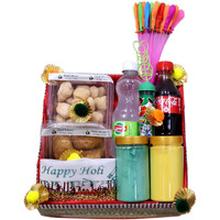 Food Library The Magic Of Nature Holi Gift Hamper | Gift Box | Festival Celebration Gift | Sweet & Namkeen Gift Box | Corporate Hamper