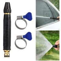 Rushwak Water Spray Gun For Car Wash Bike Washing Gun For 1/2" Hose Pipe High Pressure Water Gun Nozzle Adjustable Car Washer Gun Brass Jet Water Spray Nozzle For Garden&Window,10X2 Cm