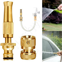 PRIVILON GLOBAL High Pressure Brass Hose Nozzle Adjustable Water Spray Gun for car Motorbike for Gardening, for Washing