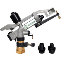 JALKIPARI JKP 40G 1.25" inch RAIN Gun Used for Irrigation, DUST SUPRESSION, Water SPRINKLERING in Farms, Gardens and LAWNS (Pack of 1) (JKP Metal 1.25" inch RAINGUN)