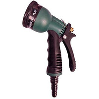 Sakoraware Garden Hose Nozzle Spray Gun Water Sprinkler with 8 Adjustable Watering Patterns- Suitable for Watering Lawn and Garden Car Bike Pets cleaning (Black and Green)