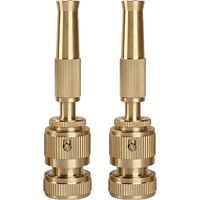 Mr. Carve Brass Nozzle Water Spray Gun Water Jet Hose Nozzles Hose Pipe Spray Gun For Gardening and Washing (Without Hose Pipe) Pack of 2