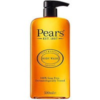 Pears Pure & Gentle Shower Gel, Body Wash With Glycerine And Natural Oils, 100% Soap-Free And Dermatologically Tested, Imported, 500 Ml