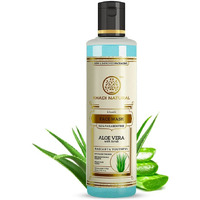 Khadi Natural Aloe Vera Face Wash with Scrub | Face Wash for Younger-Looking Skin | Face Scrub for Fighting Early Signs of Ageing | Paraben & SLS Free | Suitable for All Skin Types | 210ml