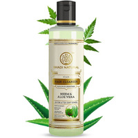 Khadi Natural Neem & Aloe Vera Herbal Shampoo | Anti-Dandruff & Scalp Cooling | Strengthens Hair Roots | Supports Scalp Health| SLS & Paraben Free | 210ml