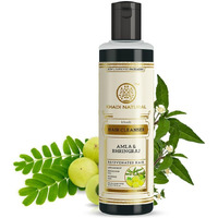 Khadi Natural Amla & Bhringraj Hair Cleanser(Shampoo) | Hair Cleanser With Natural Ingredients | Anti-Dandruff Shampoo | Shampoo For Nourishing Hair | Suitable For All Hair Types | 210Ml
