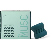 Mymuse Jack Textured Body Massage Sleeve | Curvy Green | Stress Relief & Relaxation | Waterproof | Non-Electric