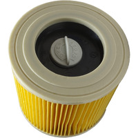 Rodak Cartridge Filter, Locking Knob Included, Compatible With Karcher Vacuum Cleaner Wd3, Mv3, Wd 3.200 And A 2504
