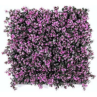 Golden Cart Artificial Wall Grass For Home Decoration (7 Pcs) I Grass Mat For Wall I Vertical Garden Artificial Plants (Purplish Pink, 50Cm X 50Cm X 8Cm, Pack Of 7)