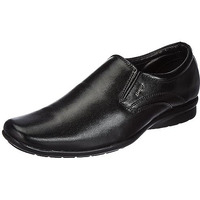 Bata Mens Black Slipon Style With Comfort And Elegance Perfect For Business Casual