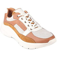 Red Chief Tan Leather Casual Shoes For Men