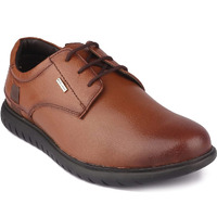 Red Chief Tan Leather Formal Derby For Men