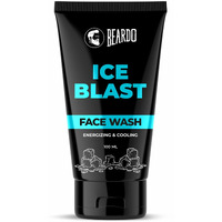 Beardo Ice Blast Cooling Facewash For Men, 100 Ml | Instant Icy Freshness | Aloe Vera Face Wash, Vitamin E & Menthol For Cool Lock Technology | Refreshing & Hydrating Facewash