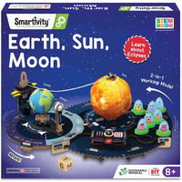 Smartivity Earth-Sun-Moon Space Toy For Kids 8-10-12-14 Years Old | Interactive 3D Model Kit I Birthday Gift For Boys & Girls | Diy Science Toy For Kids 8,9,10,11,12,13,14 Years