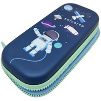 Umadiya 3D Cover Eva Space Astronaut Theme Pencil Case Large Capacity Pencil Pouch Bag Compass School Pouch Organizer For Students Kids Stylish Pen Holder Pouch Stationery Box - Canvas, Multicolor