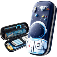 Okean 3D Cover Eva Space Astronaut Theme Pencil Case Large Capacity Pencil Pouch Bag Organizer For Students Kids Stylish Pen Holder Pouch Stationery Box - Ethylene Vinyl Acetate (Eva), Multicolor