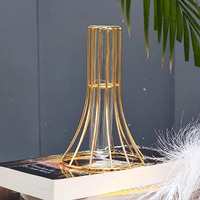 Satyam Kraft 1 Pcs Propagation Station With Metal Frame, Test Tube Glass Items Vase For Diwali, Flower Pot,Gift, Home Decor, Bedroom, Office Corner, Living Room, Decoration,Newyear.