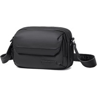 Arctic Hunter Sling Bag For Men Small Side Bag Stylish Messenger Bag For Upto 8" Ipad Premium Shoulder Bag For Travel Water-Resistant Crossbody Bag For Office Daily Use Casual, Black
