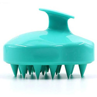 Ross Hair Scalp Massager Shampoo Brush With Soft Silicone Bristles For Manual Head Massager, Green