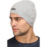 Fabseasons Gray Cotton Skull Cap