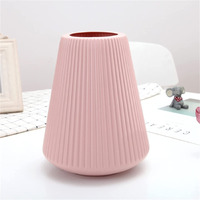 Satyam Kraft 1 Piece Big Size Unbreakable & Light Weight Plastic Vase For Newyear, Flower Pot, Gift, Home Decor Item, Diwali,Nordic Design, Decoration And Craft (Model 1)
