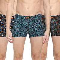 Dixcy Scott Men Cotton Trunk (Color & Print May Vary), Assorted 3, Xl (Pack Of 3)