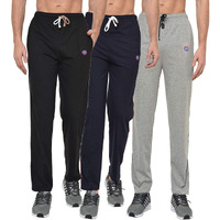 Mack Jonney Men's Regular Fit Trackpants (Pack Of 3) (D1Md1Nd1B-Xxl_Assorted_Xx-Large) Multicolour | Rise Style: High Rise