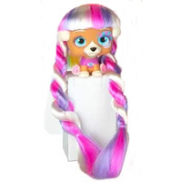 Fratelli I Love Vip Pets Series 1 | New Hair | Let's Dare | - Pups With Long Hair And 9 Accessories Including Styling Chair (Juliet)