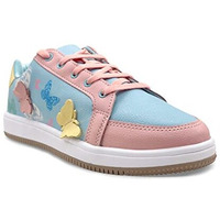 Kazarmax Xxiv Pink Blue White Pastel Colourblock Trainers/Sneakers Shoes For Girls/Women- 8 Uk