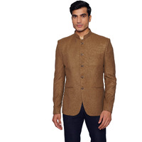 Wintage Men's Tweed Casual And Festive Blazer Coat Jacket : Brown,Medium