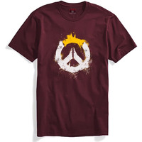 Adro Mens Printed T-Shirt For Men (R22-M-Pc-Mr_Maroon_S)