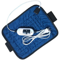 Dr Care Velvet Electric Heat Therapy Orthopedic Pain Reliever Electric Heating Pad For Joints, Muscle, Back, Leg, Shoulder, Knee, Neck (With Auto Temperature Controller) Multi Colour (Blue)