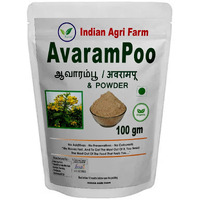 Iagrifarm Organic Avaram Poo/Sennna Powder - 100 Gram/Tarwara/Tangedu Flower Powder