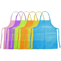 Homestrap Multipurpose Kids Apron For Cooking, Painting, And School 5 To 10 Yrs Child (Pack Of 6)