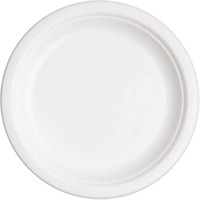Swhf Disposable Plates 10 Inch - Pack Of 100, Eco-Friendly & Biodegradable, Dinner Plates For Serving Snacks, Dinner, Paper Plates For Birthday, Weddings & Parties - Disposal Plate (White, Round)