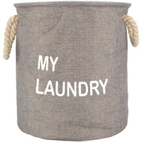Styleys Folding Laundry Bag For Clothes 48 - Litere With Drawstring Closure (S11110 - Grey)