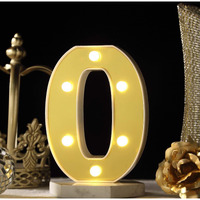 Satyam Kraft 1 Piece Golden Marquee Alphabet Shaped Led Light - Decorative Letter Lamp For ValentineS Day, Bedroom, Wedding, Birthday, Home Decor, Romantic Gift Night And Wall Lamp (O)