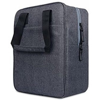 Mihad Travel Tiffin Bag | Lunch Bag | Storage Bag For Office, College, School & Picnic, Material Polyester Capacity- 8 Liter & Size 11.5" X 8.5" X 5" (Grey)