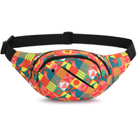 Gustave Waist Bag For Men Women With Adjustable Strap And Headphone Jack, Large Waterproof Chest Bag Fanny Pack For Hiking Travel Camping Running Sports Outdoors