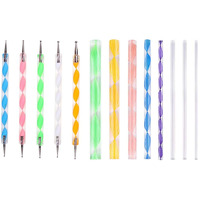 Amazon Brand - Umi 13 Piece Mandala And Acrylic Dotting Tool Set Embossing Stylus For Pottery Ceramic And Polymer Clay