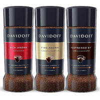 Davidoff Espresso 57, Fine Aroma & Rich Aroma Instant Coffee 100% Arabica, 3.53 Oz  100 G, Variety Pack