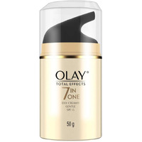 Olay Total Effects Day Cream Gentle With Spf 15| Fights 7 Signs Of Ageing | With Niacinamide And Green Tea Extracts | Sensitive Skin | 50G