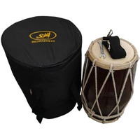 Sai Musical Handmade Sheesham Wood Dholak Bolt Tuned Tabla Drum Set Hand Percussion Drums, Musical Instruments Punjabi Dhol Dholak Instrument, Dholki Music Instrument