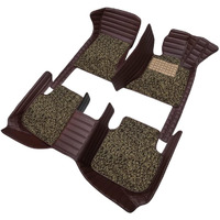 Ka10 Ultra Premium 10D Compatible With Bentley Continental V8S (2017-Onwards) Custom Fitted 10D Antiskid Car Floor Mats - Coffee