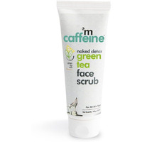 Mcaffeine Green Tea Face Scrub With Vitamin C & Walnut For Women & Men | Removes Dirt, Blackheads & Gently Exfoliates Skin | For Oily, Normal, Dry, Combination & Sensitive Skin (100Gm)
