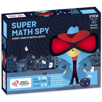 Chalk And Chuckles Super Math Spy Board Game For Kids Age 8-12, Educational Brain Games For Kids 10+ Years, Gift For Boys, Girls 9, 10, 11 Years, Stem Toys