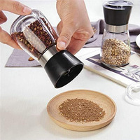 Zhart Salt Pepper Grinder, Spice Grinder Made Of High Strength Glass. Suitable For Kitchen, Barbecue, Restaurant Accessories/Spices