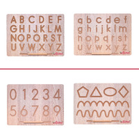 Lichee English Capital Alphabet Letters Learning Educational Puzzle Toy | Capital Word Acbd | Educational Puzzle Toys For 2+ Years Old Kids (Combo Of 2 Board Alphabet, Number And Patten)