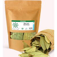 Pure Tree Certified Organic Tej Patta Leaves | 50 Grams | Bay Leaf | Whole Spices | Tez Patta Leaf Aromatic & Flavourful Biryani Leaf | Tejpatta Bay Leaf Organic Spice