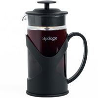 Sipologie Classic French Press Coffee Maker With 4-Level Filtration And Premium Heat Resistant Borosilicate Glass - Compact And Durable Filter Coffee Maker, Tea Maker - 350Ml Coffee Press